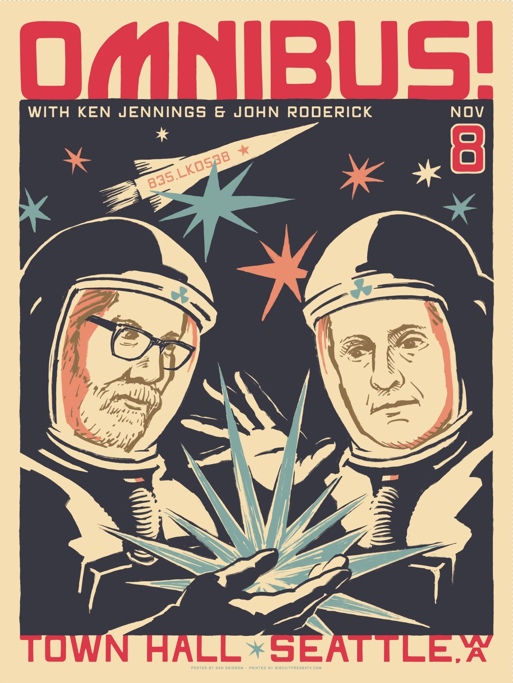 GIG POSTERS — DAN GRISSOM / BISCUIT PRESS
